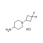 1-(3,3-Difluorocyclobutyl)piperidin-4-amine Hydrochloride