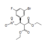 Diethyl (R)-2-[1-(3-Bromo-5-fluorophenyl)-2-nitroethyl]malonate