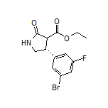 Ethyl (4R)-4-(3-Bromo-5-fluorophenyl)-2-oxopyrrolidine-3-carboxylate