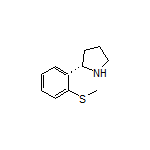 (S)-2-(2-(Methylthio)phenyl)pyrrolidine