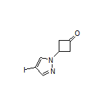 3-(4-Iodo-1-pyrazolyl)-1-cyclobutanone