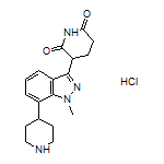 3-(1-Methyl-7-(piperidin-4-yl)-1H-indazol-3-yl)piperidine-2,6-dione Hydrochloride