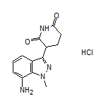 3-(7-Amino-1-methyl-1H-indazol-3-yl)piperidine-2,6-dione Hydrochloride