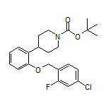 1-Boc-4-(2-((4-chloro-2-fluorobenzyl)oxy)phenyl)piperidine