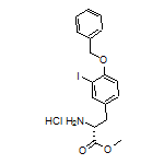 Methyl (R)-2-Amino-3-(4-(benzyloxy)-3-iodophenyl)propanoate Hydrochloride