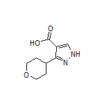 3-(Tetrahydro-2H-pyran-4-yl)-1H-pyrazole-4-carboxylic Acid