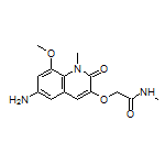 2-[(6-Amino-8-methoxy-1-methyl-2-oxo-1,2-dihydro-3-quinolyl)oxy]-N-methylacetamide