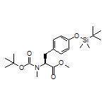 Methyl (S)-2-[Boc(methyl)amino]-3-[4-[(tert-butyldimethylsilyl)oxy]phenyl]propanoate