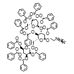 (2S,3S,4S,5R,6R)-2-[[(2R,3R,4S,5S,6S)-6-(2-Azidoethoxy)-3,5-bis(benzoyloxy)-4-[[(2R,3S,4S,5R,6R)-3,4,5-tris(benzoyloxy)-6-[(benzoyloxy)methyl]tetrahydro-2H-pyran-2-yl]oxy]tetrahydro-2H-pyran-2-yl]methoxy]-6-[(benzoyloxy)methyl]tetrahydro-2H-pyran-3,4,5-triyl Tribenzoate
