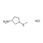 3-(Methylthio)cyclopentan-1-amine Hydrochloride