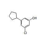 3-Chloro-5-cyclopentylphenol