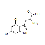 2-Amino-3-(4,6-dichloro-1H-indol-3-yl)propanoic Acid