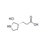 (R)-3-(Pyrrolidin-3-yl)propanoic Acid Hydrochloride