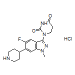 1-(5-Fluoro-1-methyl-6-(piperidin-4-yl)-1H-indazol-3-yl)dihydropyrimidine-2,4(1H,3H)-dione Hydrochloride