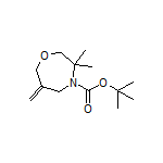 4-Boc-3,3-二甲基-6-亚甲基-1,4-氧氮杂环庚烷