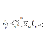1-((5-溴-3-(三氟甲基)-1H-吡唑-1-基)甲基)-N-Boc-环丙烷-1-胺
