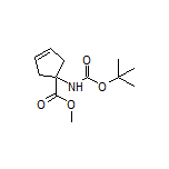 1-(Boc-氨基)环戊-3-烯-1-甲酸甲酯