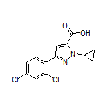 1-环丙基-3-(2,4-二氯苯基)-1H-吡唑-5-甲酸