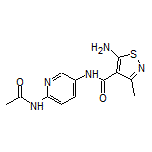 N-(6-乙酰氨基吡啶-3-基)-5-氨基-3-甲基异噻唑-4-甲酰胺