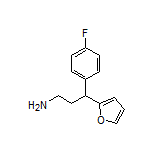 3-(4-氟苯基)-3-(呋喃-2-基)丙胺