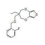 3-乙基-3-(((2-氟苄基)氧基)甲基)-3,4-二氢-2H-噻吩并[3,4-b][1,4]二氧杂环庚烷