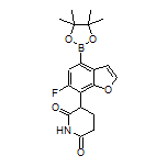 (7-(2,6-二氧代哌啶-3-基)-6-氟苯并呋喃-4-基)硼酸频哪醇酯