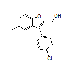(3-(4-氯苯基)-5-甲基苯并呋喃-2-基)甲醇