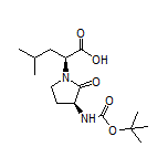 (S)-2-((S)-3-(Boc-氨基)-2-氧代吡咯烷-1-基)-4-甲基戊酸