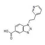 1-(2-(吡啶-3-基)乙基)-1H-苯并[d][1,2,3]三唑-5-甲酸