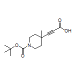 3-(1-Boc-4-甲基哌啶-4-基)丙酸