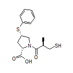 (2S,4S)-1-((R)-3-巯基-2-甲基丙酰基)-4-(苯硫基)吡咯烷-2-甲酸