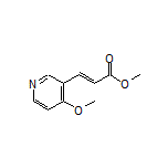 (E)-3-(4-甲氧基-3-吡啶基)丙烯酸甲酯