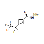 3-(1,1-二氟乙基-2,2,2-d3)双环[1.1.1]戊烷-1-甲酰肼