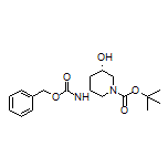 [(3R,5S)-1-Boc-5-羟基-3-吡啶基]氨基甲酸苄酯