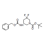 (R)-1-Boc-N-Cbz-5,5-二氟哌啶-3-胺