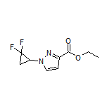 1-(2,2-二氟环丙基)-1H-吡唑-3-甲酸乙酯