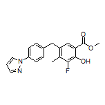 5-[4-(1-吡唑基)苄基]-3-氟-2-羟基-4-甲基苯甲酸甲酯