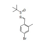 (S,E)-N-(4-溴-2-甲基苯基亚甲基)-2-甲基丙烷-2-磺酰胺