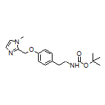 N-Boc-2-[4-[(1-甲基-2-咪唑基)甲氧基]苯基]-1-乙胺