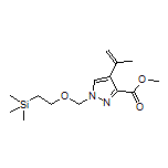 4-(1-丙烯-2-基)-1-[[2-(三甲基硅基)乙氧基]甲基]-1H-吡唑-3-甲酸甲酯