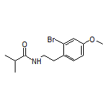 N-(2-溴-4-甲氧基苯乙基)异丁酰胺
