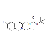 (2R,5S)-1-Boc-4-(4-氟苄基)-2,5-二甲基哌嗪