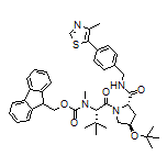 (2S,4R)-4-(叔丁氧基)-1-[(S)-2-[N-Fmoc(甲基)氨基]-3,3-二甲基丁酰基]-N-[4-(4-甲基-5-噻唑基)苄基]吡咯烷-2-甲酰胺