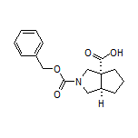 (3aR,6aR)-2-((苄氧基)羰基)六氢环戊并[c]吡咯-3a(1H)-甲酸