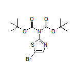 5-溴-N,N-二-Boc-噻唑-2-胺