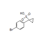 1-(4-溴苯基)环丙烷-1-磺酸