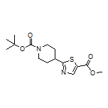 2-(1-Boc-4-哌啶基)噻唑-5-甲酸甲酯