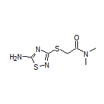 2-[(5-氨基-1,2,4-噻二唑-3-基)硫基]-N,N-二甲基乙酰胺