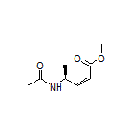 (S,Z)-4-乙酰氨基-2-戊烯酸甲酯