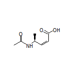 (S,Z)-4-乙酰胺基-2-戊烯酸